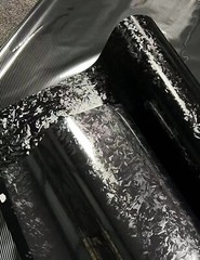 12″x60″ Premium Forged Black Carbon Fiber Vinyl Wrap Film Satin Matte 1ft x 5ft