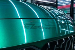 ESSMO PET Super Gloss Metallic Emerald Green Vehicle Vinyl Wrap Decal Like Paint