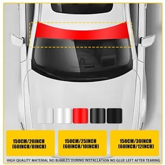 60″ Front Sun Window Visor Strip Banner Windshield Vinyl Blank Decal Trim Cover