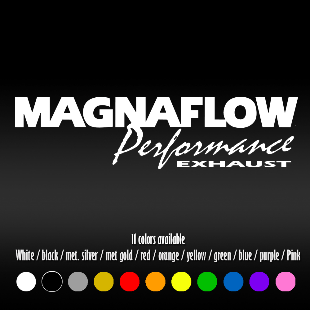 8″ Magnaflow Logo PerformanceExhaust Bumper Car Window Vinyl Decal sticker