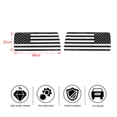 Car Rear Side Window Decor Sticker Decal Vinyls for Ford Bronco 2021-2025 4-Door
