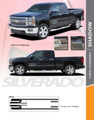 2014-2018 Chevy Silverado Shadow Stripe Kit