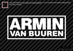 (2x) Armin Van Buuren Sticker Die Cut Decal Self Adhesive Vinyl
