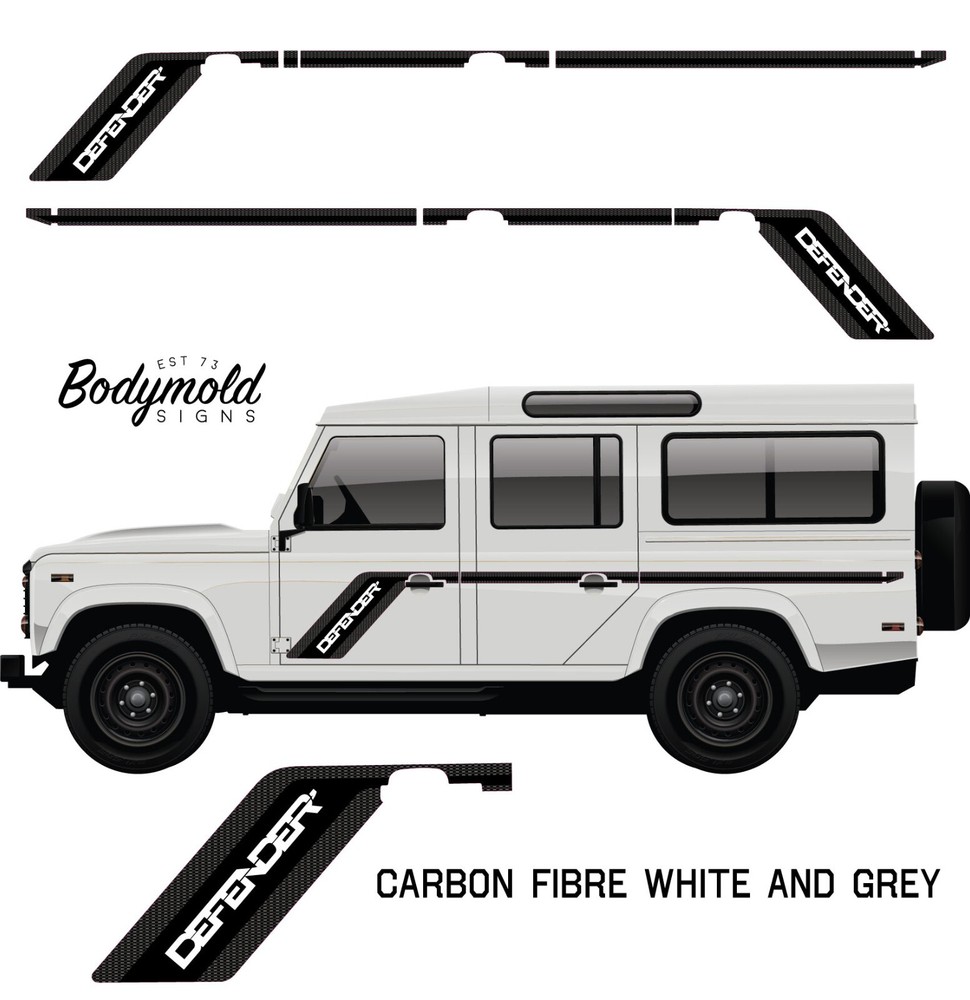 Land Rover DEFENDER 110 Stripes/Graphics full set for both sides