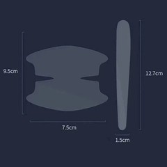 Car Door Bowl Protective Film 8PCS Scratch Resistant Stickers
