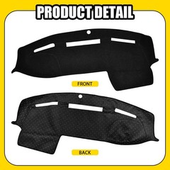 Anti-Slip Fit 2010-18 Dodge Ram 1500 Cab Dashboard Cover Pad Dash Mat Black 1-5X
