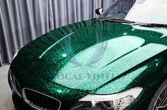 ESSMO PET Marble Forged Gloss Carbon Fiber Emerald Green Car Vinyl Wrap Decal