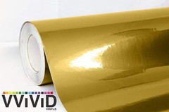 VVivid Xpo Liquid Metal Yellow Vinyl Car Wrap Film | V236