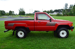 VINTAGE STYLE RETRO VINYL DECALS GRAPHICS SET FIT 85 to 88 TOYOTA PICKUP