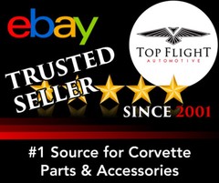 Front/Rear Flag Emblem Insert Overlay Sets for 2014-2019 C7 Corvette