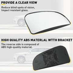 1/2Set Left + Right For Dodge Ram 1500 3500 2500 Tow Mirror Spotter lower Glass