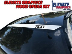 Fits Ram 1500 Hood Spears Graphics Vinyl Stripes 3M Decals Stickers 2009-2018