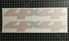 Vinyl Decal (2) 4×4 Sticker Truck Bed Side Replacement fit chevy
