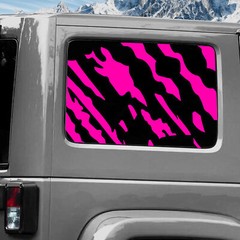 Rear Window Wrap Graphic Decal for Jeep Wrangler 2011-2020 SPLASH PINK
