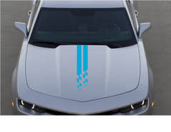 36″ Long Car Hood Decal Sticker Universal Auto Racing Body Stripe Vinyl [H1]