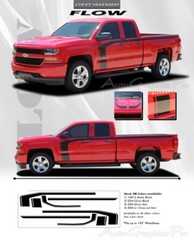 2016-2018 Chevy Silverado Special Edition Rally Decal FLOW Stripe Vinyl Graphics