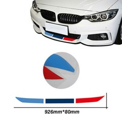 Car Front Rear Bumper Stickers M Performance Stripe Decal Fits For BMW series