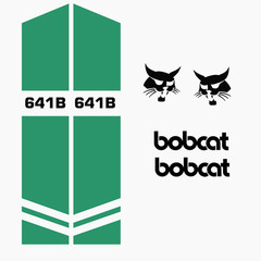 Fits Bobcat 641B Decals Stickers kit Repro Aftermarket Decal kit Premium Vinyl