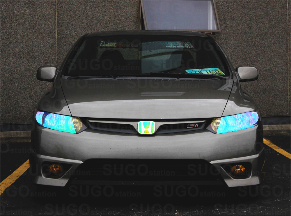 60″x12″ Chameleon Neo Blue Headlight Color Glass/Plastic Lens Tint Film Wrap