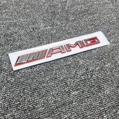 Silver Red Rear Trunk Decal Badge Emblem FOR Mercedes-Benz AMG A C E CLS class