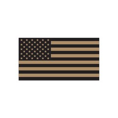 Desert Tan American Flag Sticker Decal