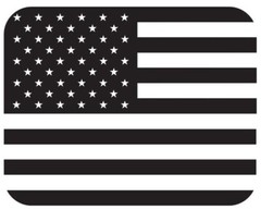 Back Middle Window American Flag Magnet Decal Sticker 11X14 inch