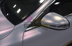 Galaxy Dust Matte Metallic Silver Red Auto Sticker Decal Vinyl Wrap Sheet Film