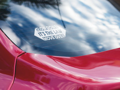 Slow Down Move Over Decal – High-Performance Vinyl Safety Sticker for Vehicles