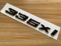 Gloss Black 3D ABS Letters Trunk 335xi Emblem Rear Badge for BMW 2017-2022 335xi