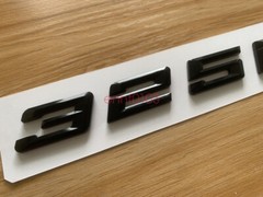 Gloss Black 3D ABS Letters Trunk 325is Emblem Rear Badge for BMW 2017-2022 325is