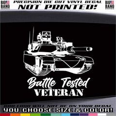 US Military Veteran Retired Tank Driver Vinyl Decal Sticker Serviceman Family
