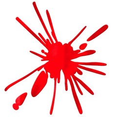Splash Sticker – Splatter Decal – Choose Chrome Color and Size