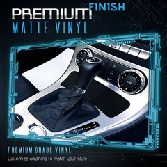 Matte Flat Black Vinyl Wrap Bubble Free Air Release – 60″ x 72″ In / 5FT x 6FT