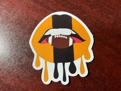 Motorcycle Sticker for Helmets or toolbox #8,406 NFL Pittsburgh Steelers