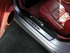 Rennline Stainless Steel Sill Plate Overlays SQUARE For 996/997/Boxster/Cayman