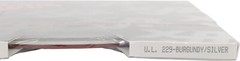 Universal 3/16″ 2-Color Pinstripe(Ultra Lite) 0216229 – Burgundy/Silver Metallic