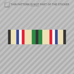 Southwest Asia Service Persian Gulf War Service Ribbon Sticker desert storm