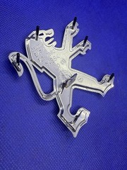 Logo Badge Emblem Monogram PEUGEOT LION 406 1995/2004 Original 1852387030