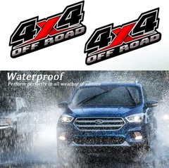 Enhanced Truck Style: 4X4 Offroad Vinyl Decals for F-150, Silverado & More
