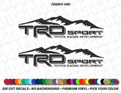 TRD Mountain SPORT TOYOTA RACING DEVELOPMENT for Tacoma Tundra 4×4 Truck Decals
