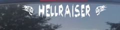 Hellraiser decal. 22 inch 3pc decal. body / Window decal. New Item!