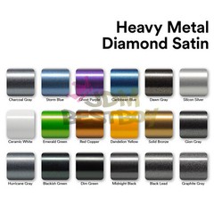 Heavy Metal Diamond Satin Emerald Green Car Vinyl Wrap Decal Sticker Sheet Film
