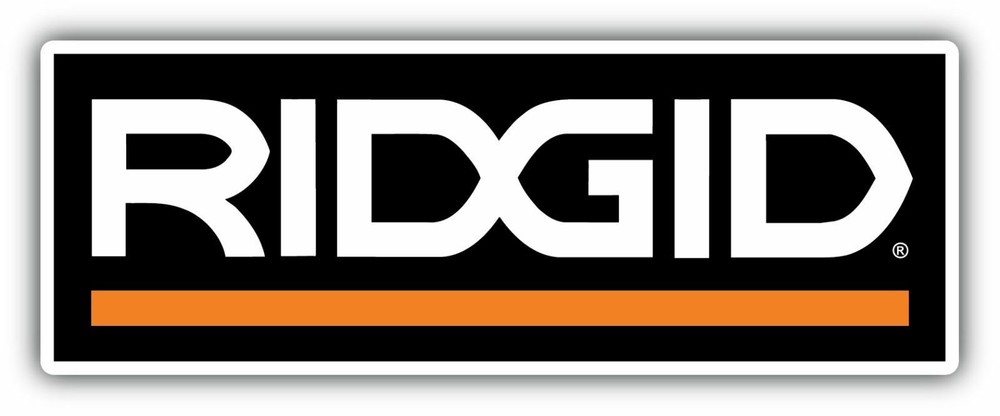 Ridgid Tools Tool USA Orange Car Bumper Window Tool Box Sticker Decal 8″X2″