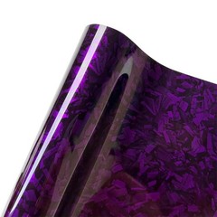 High Glossy Forged Carbon Fiber Vinyl Wrap Film Black Red Car Body Decal Sticker