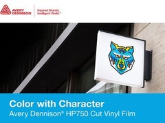 Avery Dennison Graphic Film HP750 Adhesive Wrap Sheet Roll Bright Orange 380-O