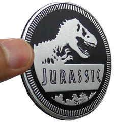 1pc Jurassic Rated Sticker Decal Emblem 4×4 Badge Auto Fender 6cm 2.36″