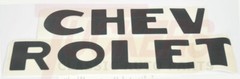 1947-1953 Chevrolet Stepside Tailgate Decals Black 3100 Chevy Truck Letters