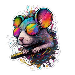REFLECTIVE Colorful Mouse Sticker FA1003-REF