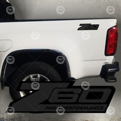 Z60 stickers decal High Performance truck Black matte cut (SET)