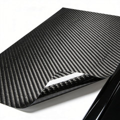 7D Premium Super Gloss Carbon Fiber Vinyl Film Wrap Bubble Free Air Release 6D